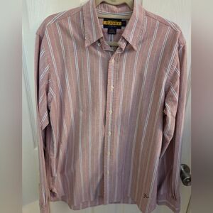 RL Rugby Striped Heavy Cotton Button Down
